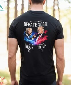 Official Presidential Debate Trump 1 Biden 0 shirt