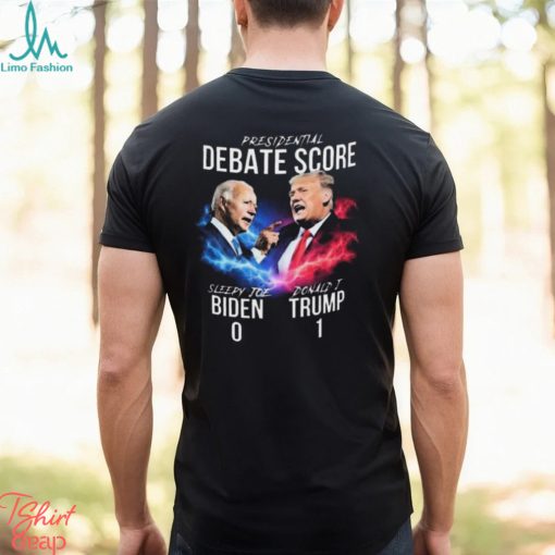 Official Presidential Debate Trump 1 Biden 0 shirt