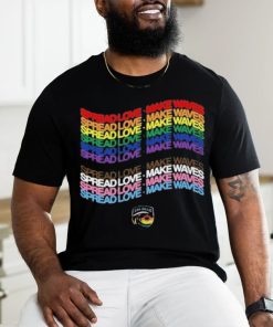 Official Pride San Diego Wave FC Spread Love Make Waves Shirt