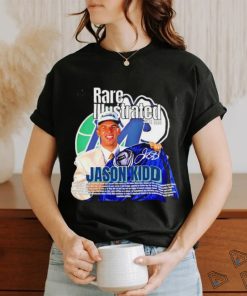 Official Rare Illustrated June 1994 Jason Kidd Signature T shirt