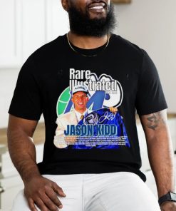 Official Rare Illustrated June 1994 Jason Kidd Signature T shirt