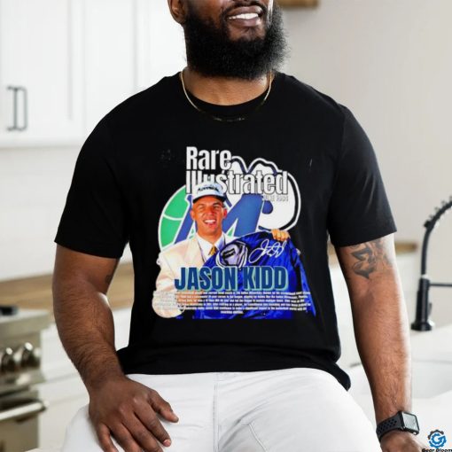 Official Rare Illustrated June 1994 Jason Kidd Signature T shirt