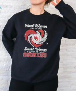 Official Real women’ love softball smart women love the Oklahoma Sooners 2024 National Champions Shirt