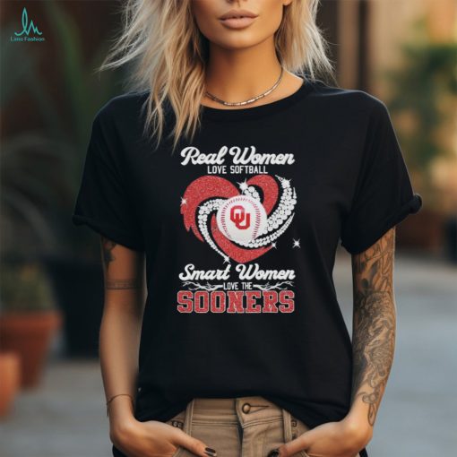 Official Real women’ love softball smart women love the Oklahoma Sooners 2024 National Champions Shirt