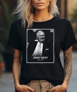 Official Rip Jerry West 1938 2024 x LA Lakers shirt