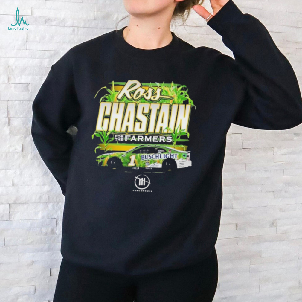 Official Ross Chastain For The Farmers Racing Team Collection Busch Light Car T Shirt Official Ross Chastain For The Farmers Racing Team Collection Busch Light Car T Shirt