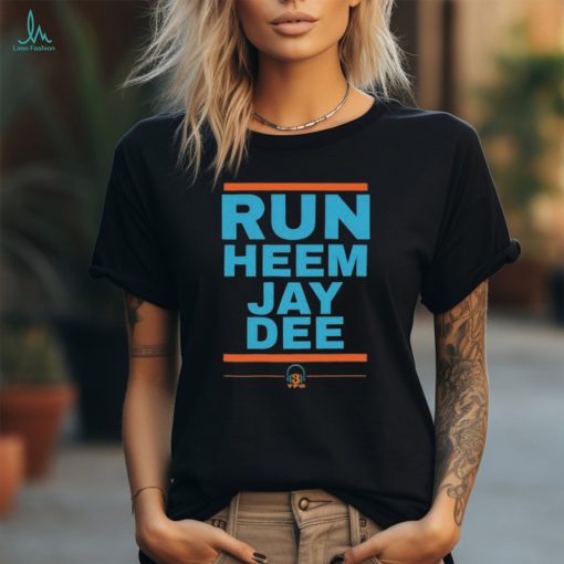 Official Run Heem Jay Dee Miami Dolphins T shirt