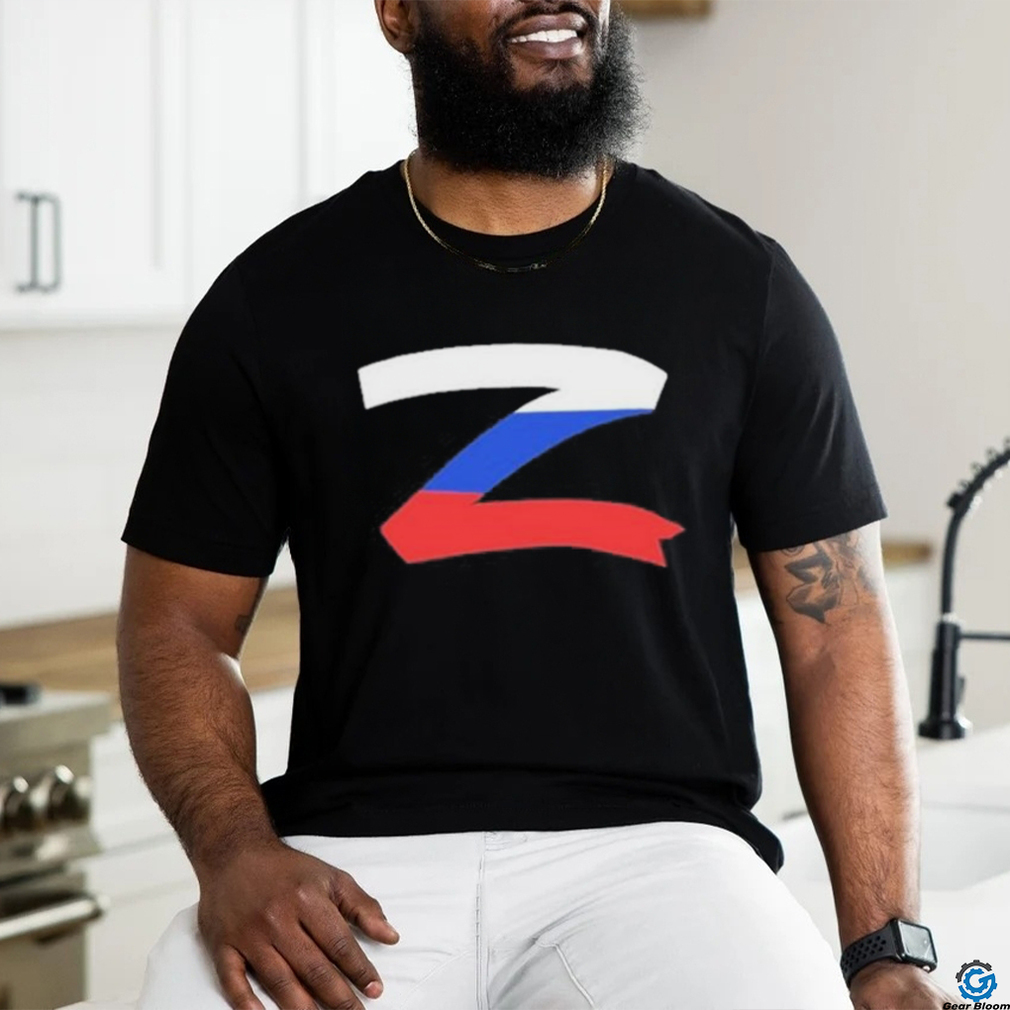Official Russian Letter Z Flag Shirt Official Russian Letter Z Flag Shirt