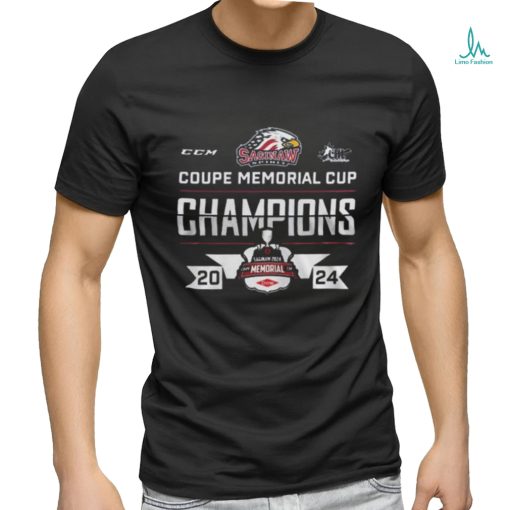 Official Saginaw Spirit Coupe Memorial Cup Champions 2024 T shirt