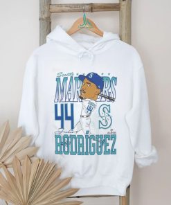 Official Seattle Mariners Julio Rodríguez Caricature Baseball Shirt