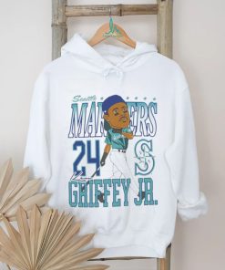 Official Seattle Mariners Ken Griffey Jr. Caricature Baseball Shirt