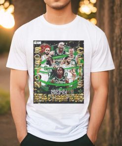 Official Slam Boston Celtics Are The 2023 24 NBA Champions poster t shirt