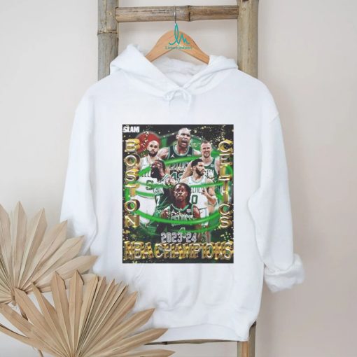 Official Slam Boston Celtics Are The 2023 24 NBA Champions poster t shirt