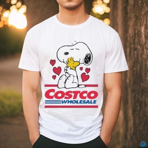 Official Snoopy And Woodstock Loves Costco Wholesale Logo Shirt