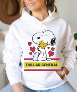 Official Snoopy And Woodstock Loves Dollar General Logo Shirt