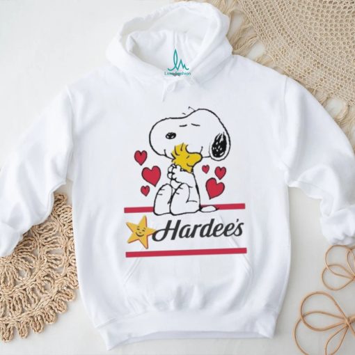 Official Snoopy And Woodstock Loves Hardee’s Logo Shirt