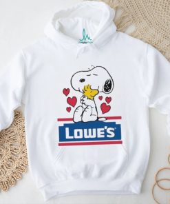 Official Snoopy And Woodstock Loves Lowe’s Logo Shirt