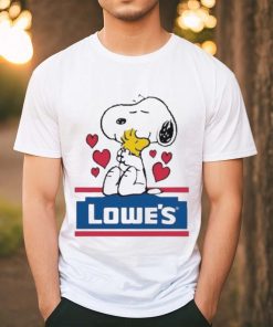 Official Snoopy And Woodstock Loves Lowe’s Logo Shirt