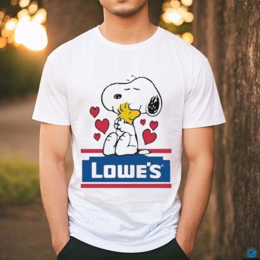 Official Snoopy And Woodstock Loves Lowe’s Logo Shirt