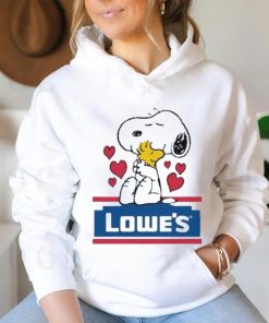 Official Snoopy And Woodstock Loves Lowe’s Logo Shirt