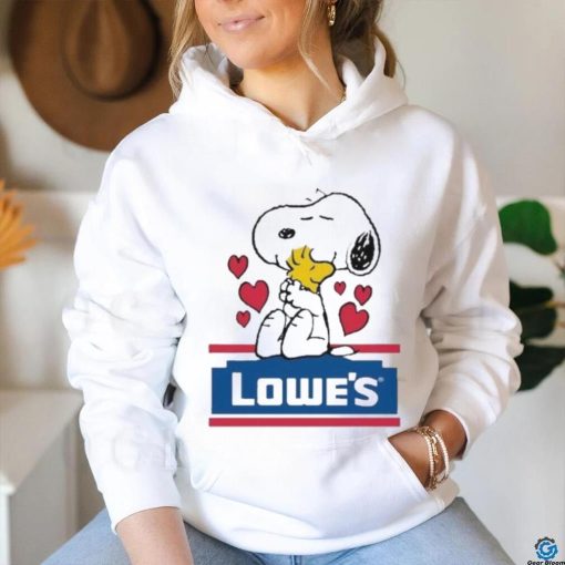 Official Snoopy And Woodstock Loves Lowe’s Logo Shirt