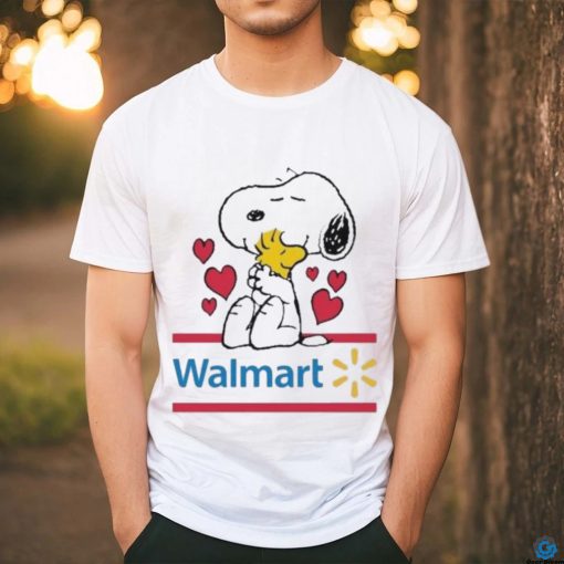 Official Snoopy And Woodstock Loves Walmart Logo Shirt