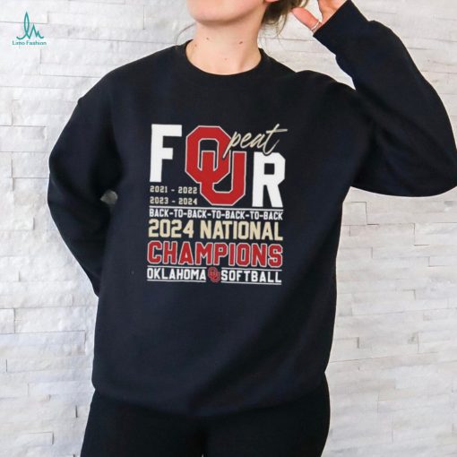 Official Sooners Four Peat National Champions Shirt
