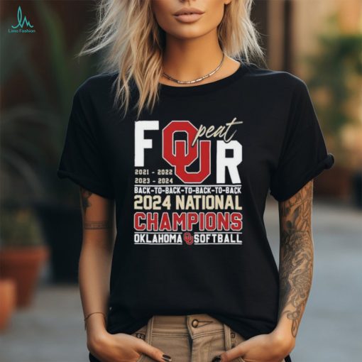 Official Sooners Four Peat National Champions Shirt