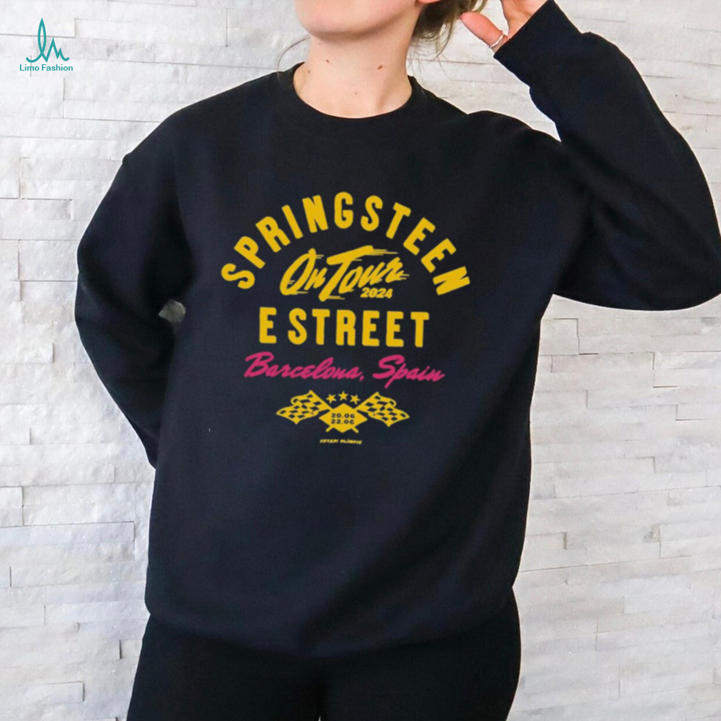 Official Springsteen & The E Street On Tour 2024 Barcelona Spain Estadi Olimpic Shirt Official Springsteen & The E Street On Tour 2024 Barcelona Spain Estadi Olimpic Shirt
