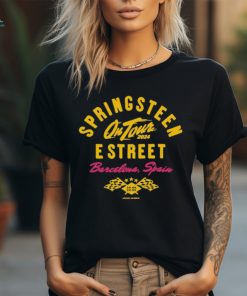 Official Springsteen & The E Street On Tour 2024 Barcelona Spain Estadi Olimpic Shirt