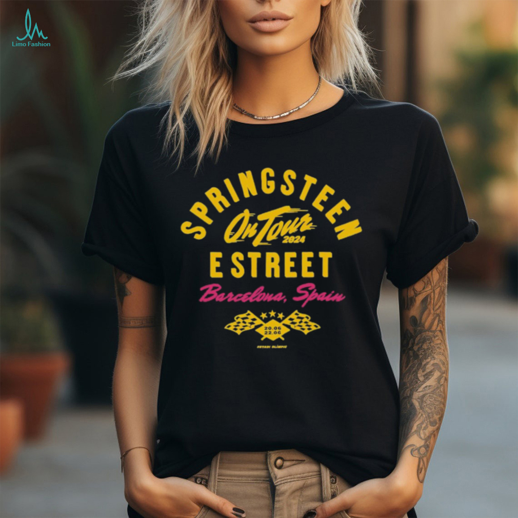 Official Springsteen & The E Street On Tour 2024 Barcelona Spain Estadi Olimpic Shirt Official Springsteen & The E Street On Tour 2024 Barcelona Spain Estadi Olimpic Shirt