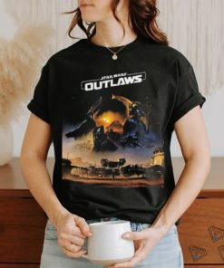 Official Star Wars Outlaws New Poster Fan Gifts Classic T Shirt