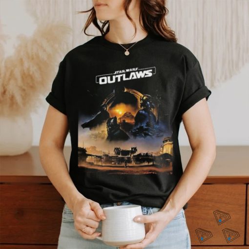 Official Star Wars Outlaws New Poster Fan Gifts Classic T Shirt