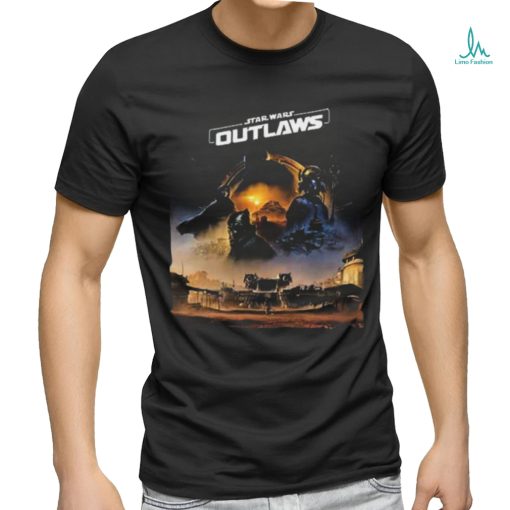 Official Star Wars Outlaws New Poster Fan Gifts Classic T Shirt