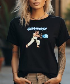 Official Street Fighter Ryu Hawk Tuah Hawktouken Shirt