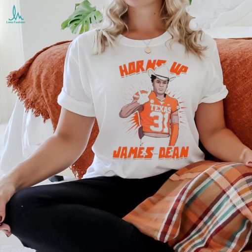 Official Texas Longhorns Horns Up James Dean Shirt