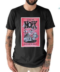 Official The Final Tour NOFX Berlin, Zitadelle Spandau June 8 9 2024 Poster shirt