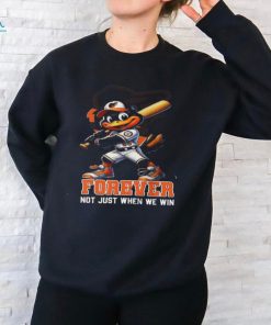 Official The Oriole Bird Baltimore Orioles Forever Not Just When We Win Shirt