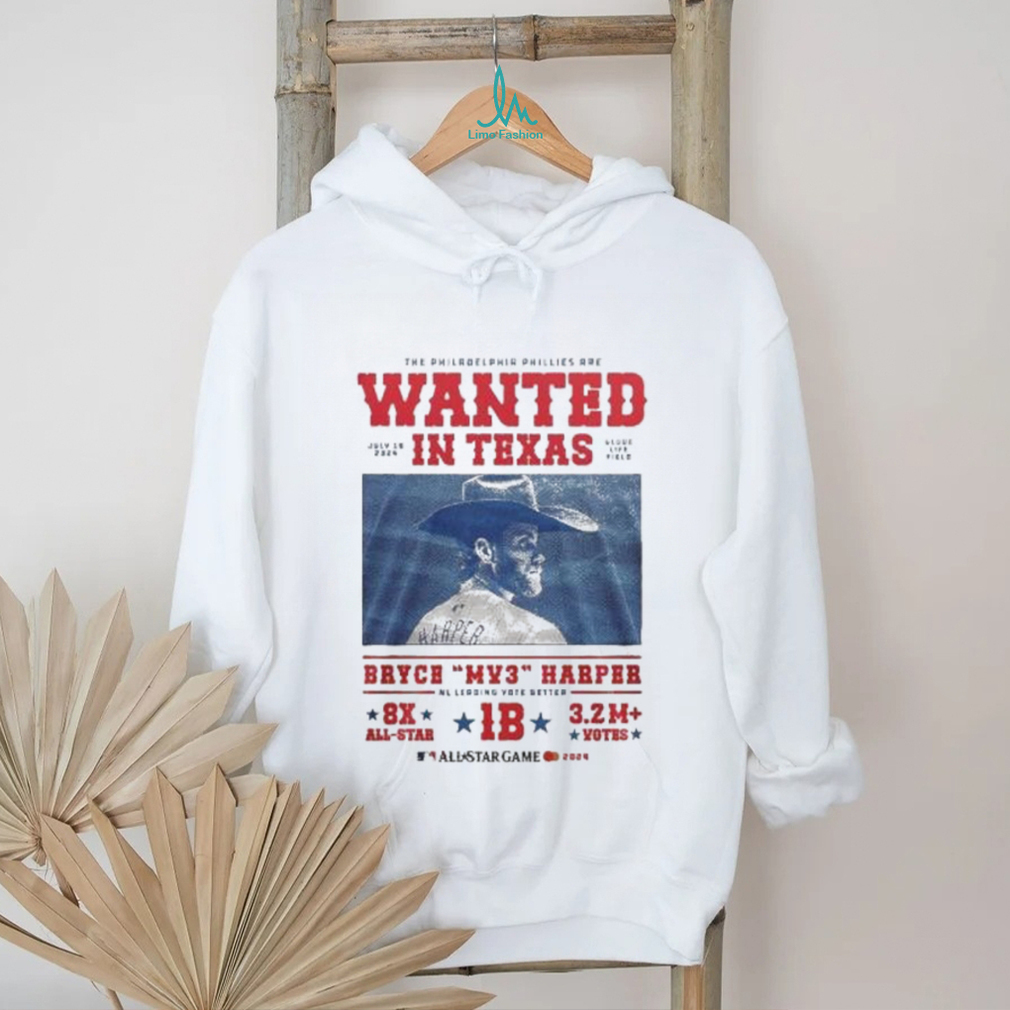 Official The Philadelphia Phillies Are Wanted In Texas July 15, 2024 Bryce Harper MVP All Star Game Shirt Official The Philadelphia Phillies Are Wanted In Texas July 15, 2024 Bryce Harper MVP All Star Game Shirt
