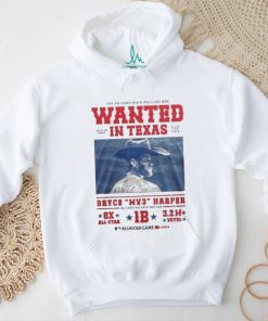 Official The Philadelphia Phillies Are Wanted In Texas July 15, 2024 Bryce Harper MVP All Star Game Shirt, hoodie, sweater, long sleeve and tank top Official The Philadelphia Phillies Are Wanted In Texas July 15, 2024 Bryce Harper MVP All Star Game Shirt