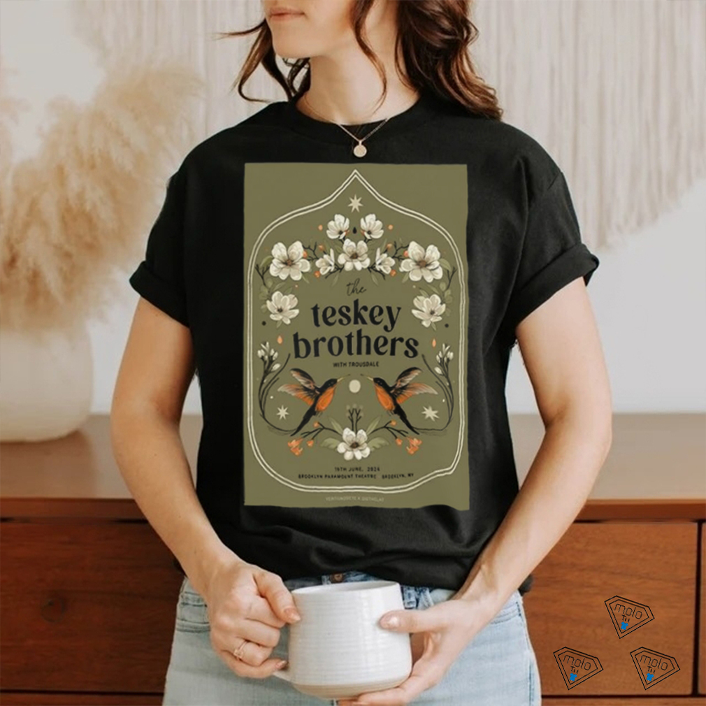 Official The Teskey Brothers Brooklyn Paramount Theater Brooklyn NY June 19 2024 Poster shirt Official The Teskey Brothers Brooklyn Paramount Theater Brooklyn NY June 19 2024 Poster shirt