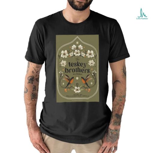 Official The Teskey Brothers Brooklyn Paramount Theater Brooklyn NY June 19 2024 Poster shirt