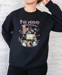 Official The Verve 35th Anniversary Collection signatures t shirt