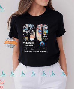 Official The Who Band 60 years of 1964 2024 thank you for the memories signatures shirt