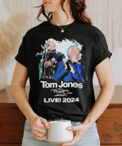 Official Tom Jones Live 2024 signature Shirt