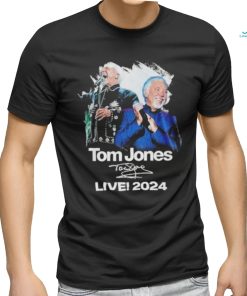 Official Tom Jones Live 2024 signature Shirt