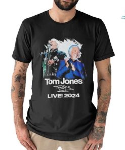 Official Tom Jones Live 2024 signature Shirt