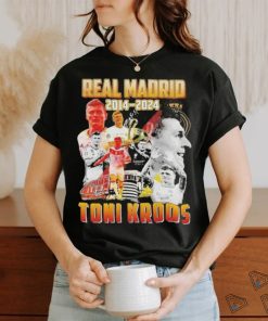 Official Toni Kroos 2014 2024 Forever Legend Of Real Madrid Football Club T Shirt