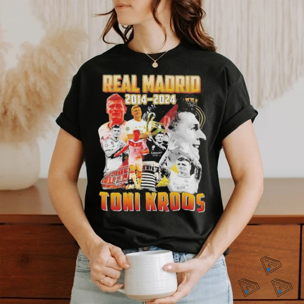 Official Toni Kroos 2014 2024 Forever Legend Of Real Madrid Football Club T Shirt Official Toni Kroos 2014 2024 Forever Legend Of Real Madrid Football Club T Shirt