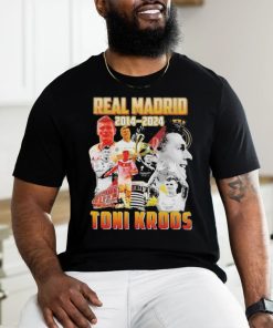 Official Toni Kroos 2014 2024 Forever Legend Of Real Madrid Football Club T Shirt